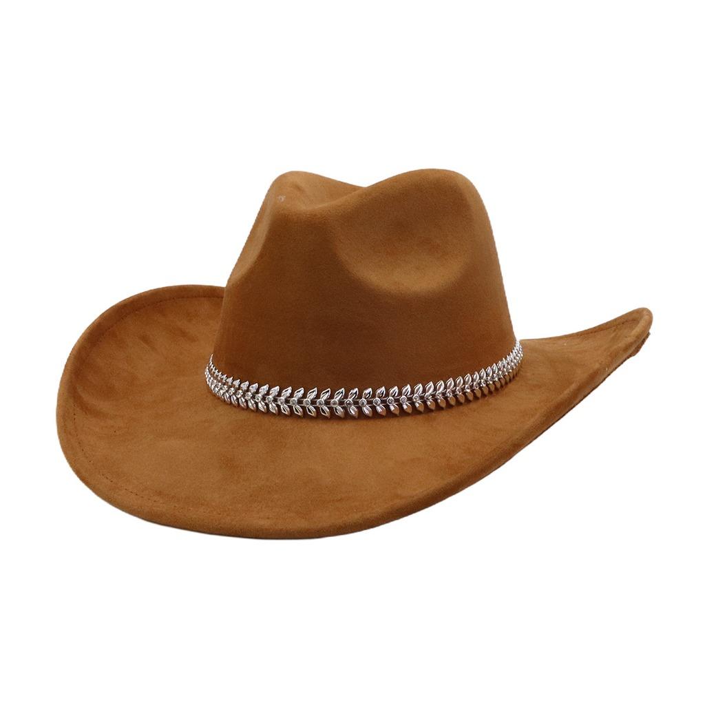 Vegan Suede Hat fishbone shape 9.5cm Wide Brim Fedora Hat Men's and Women's Autumn and Winter Felt Jazz Hat Classic Church Hat