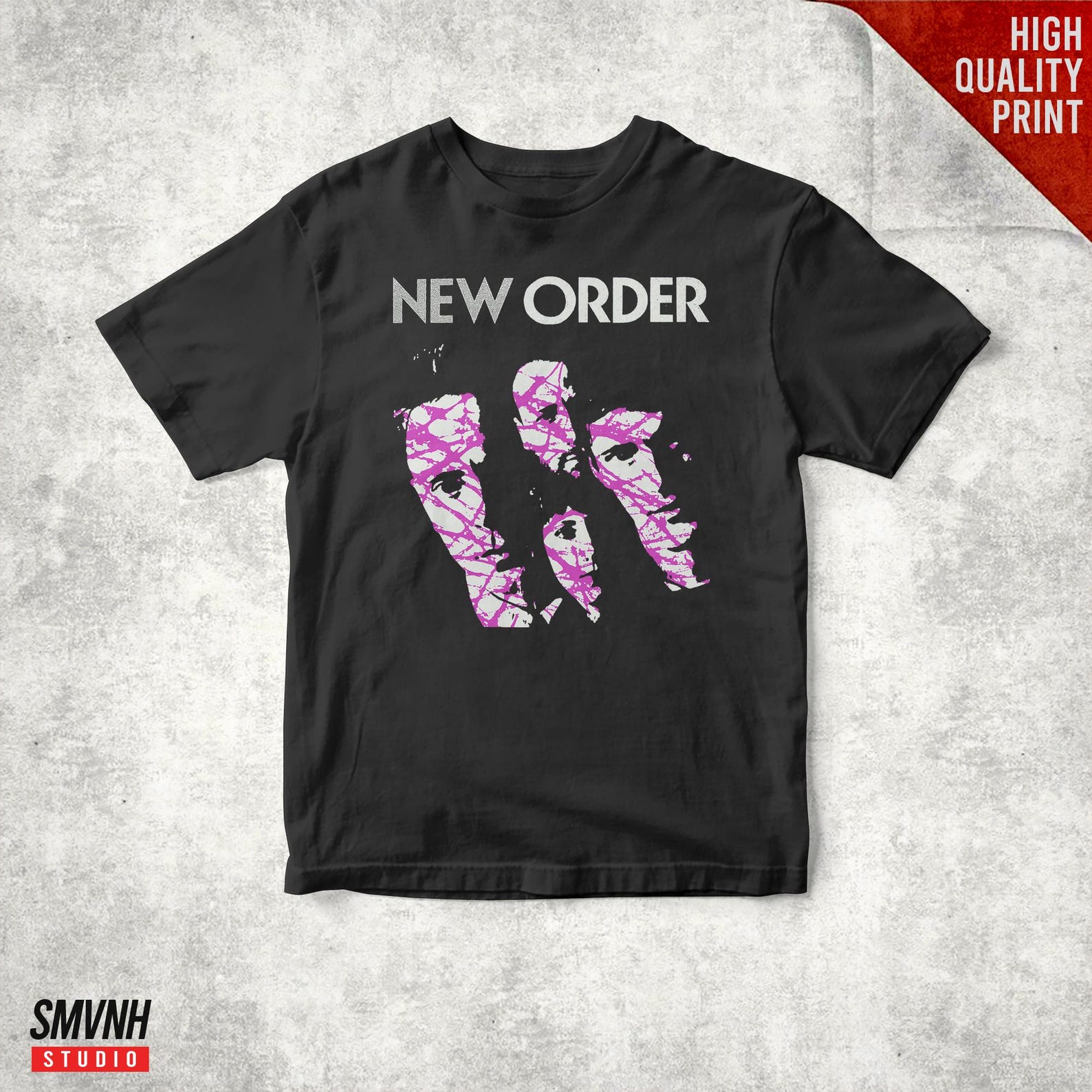 New Order Band Retro Unisex T shirt 2XL