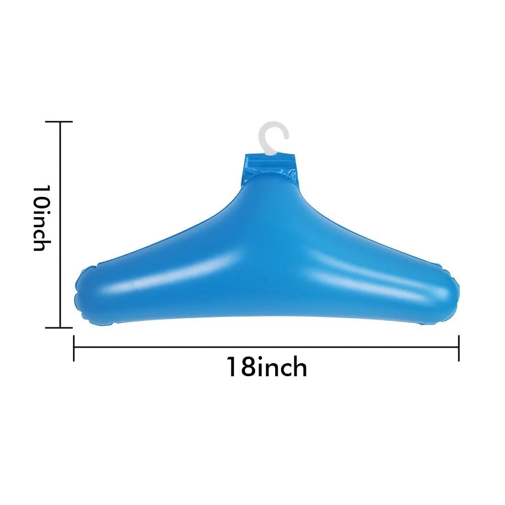 Inflatable Hanger Travel,Portable Folding Clothes Drying Rack,Space Saving Coat Storage Racks for Camping Indoor Outdoor,5PCS