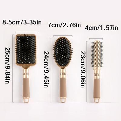 2Pcs Three Styles To Choose from Air Cushion Comb Airbag Comb Head Massage Comb Women's Special Long Hair Curly Hair Comb Home Large Paddl