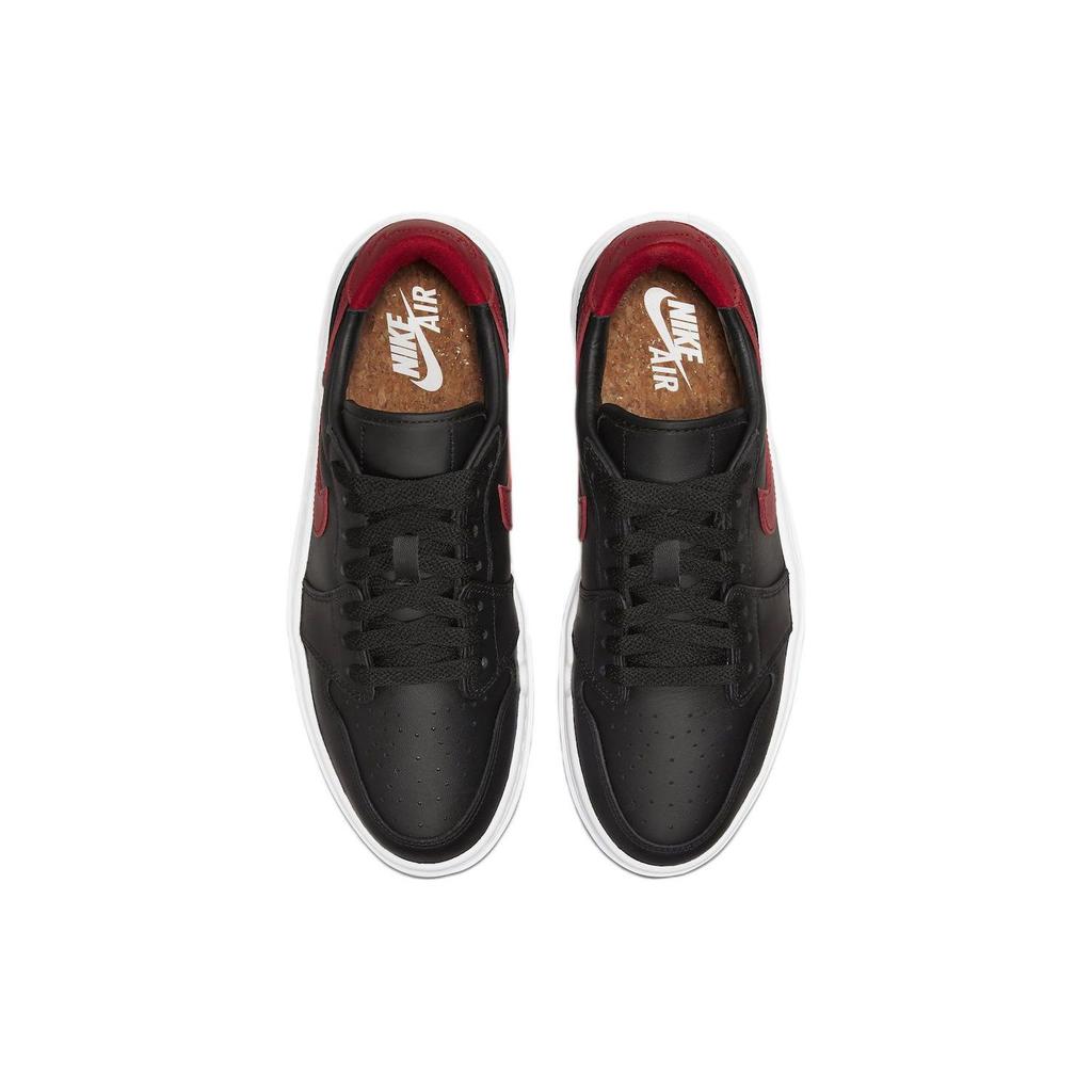 Air Jordan 1 Elevate Low Black Gym Red Women Sneakers White DH7004-061