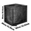 1PC Mesh Air Conditioner Cover, Outdoor Mesh Hole AC Protector, Window AC Unit Cover, Black Universal Dustproof AC Cover