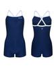 Jeteseu Women'S Wide Strap Crossbody Bag Part 2 Indoor Swimwear Navy Pearl L9A5024