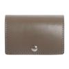[Dom Teporna] Small Wallet, Genuine Leather, Italian Leather, Compact Tri-fold Mini Wallet, with Coin Pocket, Men's and Women's, Etan