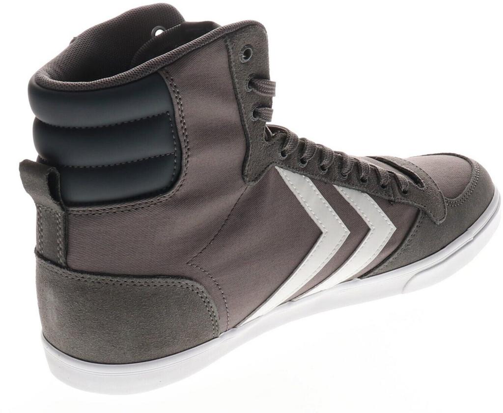Кроссовки Hummel Slimmer Stadil High Canvas серые/белые