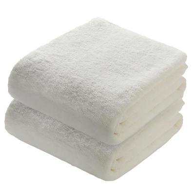 Air Kaoru Bath Towel Daddy Boy 2-Piece Set Snow White Fluffy Made In Japan Imabari Towel Absorbent and Quick-Drying 100% Cotton Approx. 60x120cm