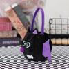 Bat Happy Trick Or Treat Gift Basket Black Cat Halloween Handbag Tote Bags Candy Bag Loot Bag