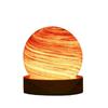 Luminous Glass Sphere 80MM LED Night Light USB Plug In Mini Planet Table Lamp Crystal Ball  Girls