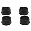4PCS Round Furniture Feet Mat Rubber Sponge Plastic NonSlip Risers Lifts Height Floor Protector