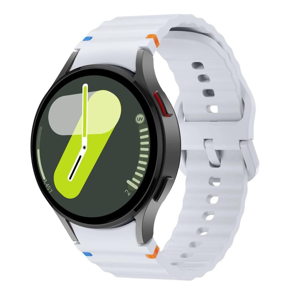 Original Silicone band for Samsung Watch 7 6 5 pro 44mm 40mm 45mm FE Sport Bracelet For Galaxy Watch 6Classic 43mm 47mm Strap