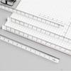 Both Sides Acrylic Measuring Tools Students Stationery Transparent Straight Ruler Triangular Rulers