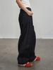 Women's Retro High-Waisted Wide-Leg Slimming Jeans - Spring Style, Straight Fit, Versatile, Flattering, Size 26