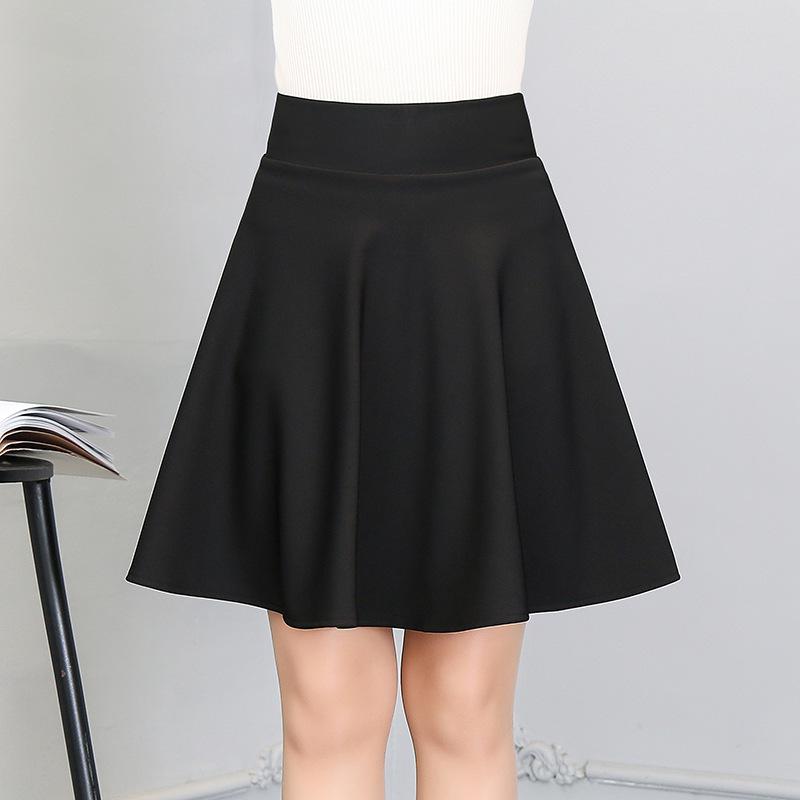 2024 Plus Size A-Line Mid-Length High-Waisted Puffy Skirt for Women - Sailor Dance Style