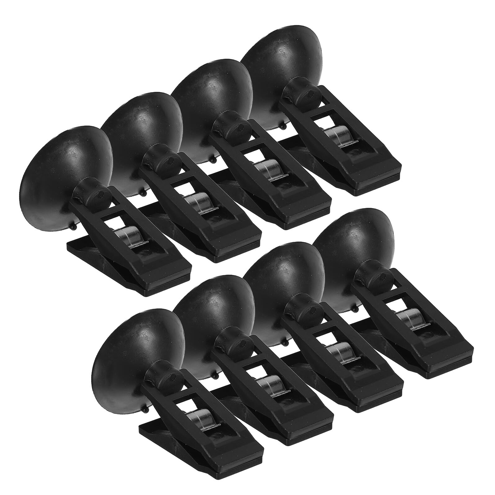 Garneck Suction Cup Clip Car Card Clamp Strong Suction Windshield 5.00X3.20X3.20CM чёрный