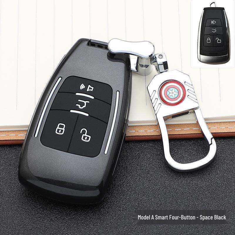 BAIC-Marvel Car Key Cover: Stylish & Personalized Remote Shell with Buckle
