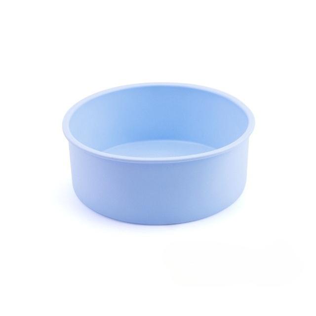 4/6/8/10 Inch Round Rectangle Silicone Mould Baking Pan Pastry Muffin Cake Mold Baking Accessories Silicone Molds