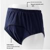 Men's and Women's Breathable Washable Cotton Incontinence Underwear for Adults and Moisture-Proof Bed Pads.