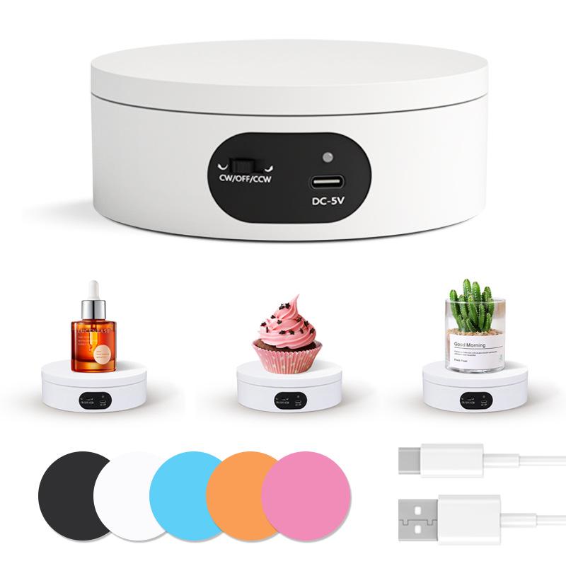 Turntable King Rotating Display Stand for Photography & Live Streaming