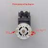 1Pcs 48L Dc12V/24V Small Negative Pressure Vacuum Air Pump Large Flow Pneumatic Piston Pump 42W 5000/5500Rpm For Industrial Use