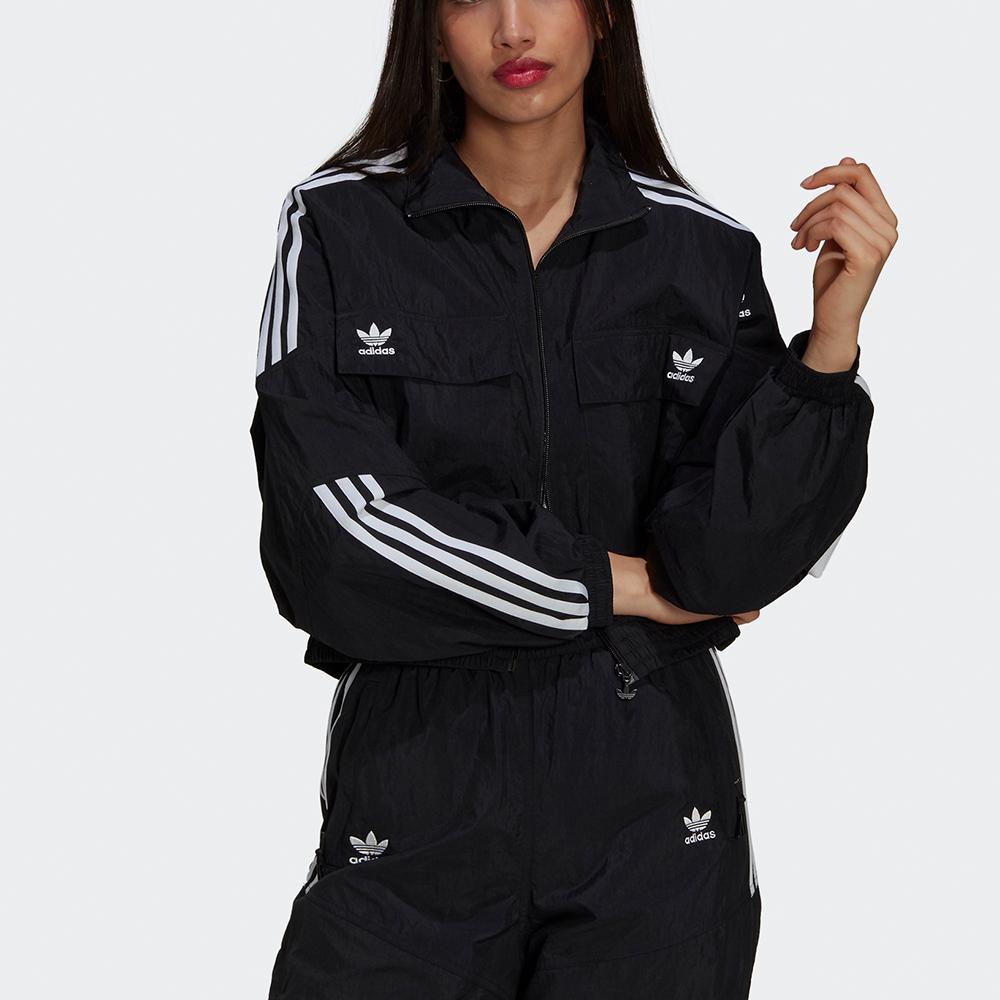 adidas Originals Women's Adicolor Classics Disrupted Icon Track Top Black H22875