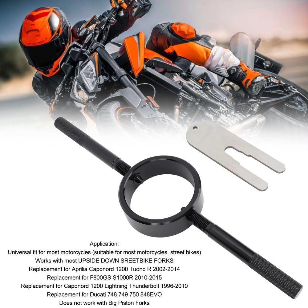 Heavy Duty Fork Spring Compressor Set High Precision Fork Oil Level Tool  Motorcycle Maintenance