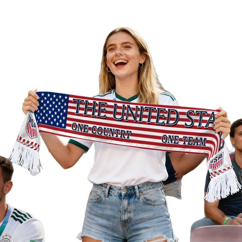 2026 World Cup Flag Scarfs 15x140cm Fan Scarf World Cup Scarf Sports Holiday Decoration