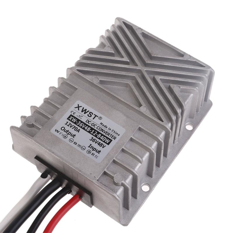 Heavy uty Step own Voltage Regulator Convert 48V/36V to 12V IP68 Waterproof C Converter for Car s and Trucks