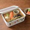 Wahei Freiz Enamel Pickling Container, for storing pickled vegetables (nukazuke), with drainage function, Vitamin Island ME-7274