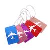 Aluminum Alloy Travel Luggage Tags Baggage Suitcase Address Tag Label
