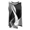 Women Shoulder Surgery Shirt Sleeveless Top with Snap Closure and Floral Print Adjustable Sleeve Design Post Operative Clothing for Recovery