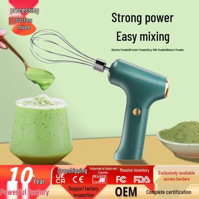 Frullatore Elettrico Domestico per Matcha, Latte di Soia, Proteine di Noci e Uova