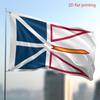 2D Flach, 2D Flach - 2D Flach - 2D Flach 1 Stück Mehrere Größen Optional Flagge von Neufundland und Labrador, Raumdekoration, Arbeitszimmer, Schlafzimmer, Party, Geschenke für Männer und