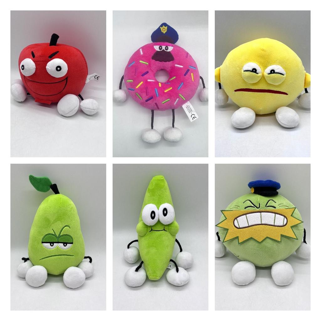 Brain Shovelwares Roblox Game Fans Apple Plush Toy Soft Doll Kid Gift Birthday