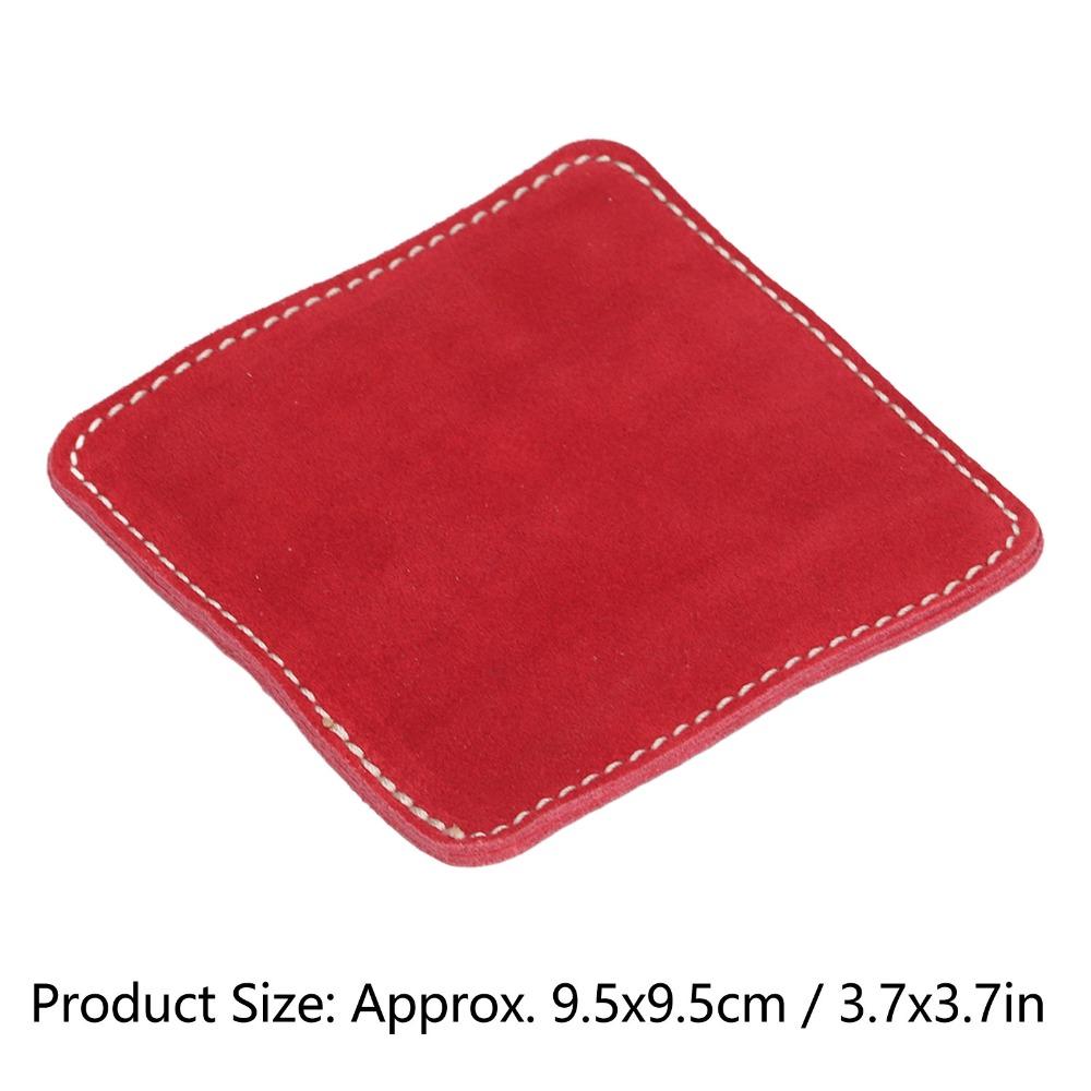 Red Billiard Cue Cloth Rough Surface Snooker Pole Cleaner Pool Cue Cleaner Pool Maintenance