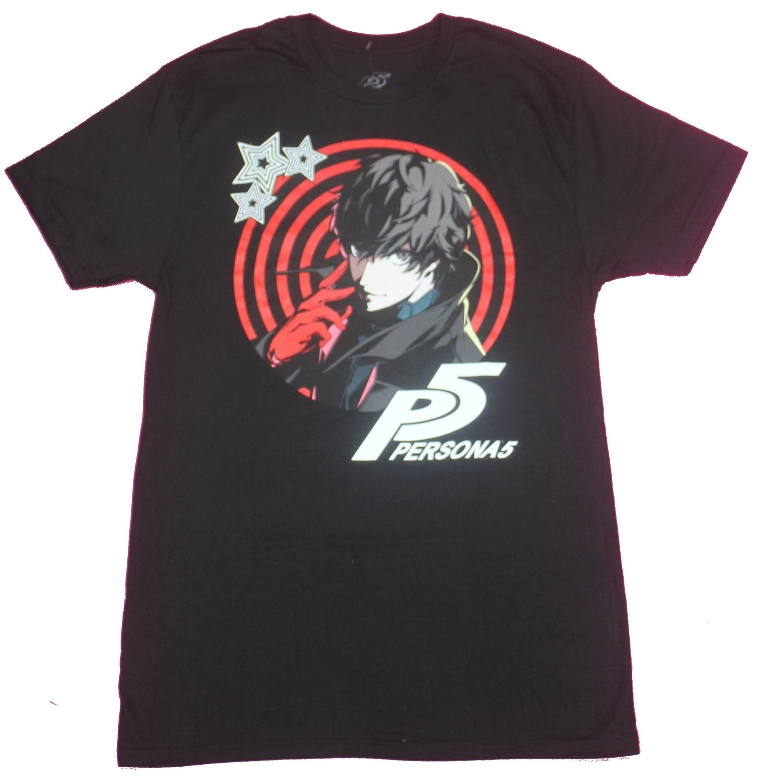 Persona 5 Mens T-shirtJoker Hand Up Target Image M