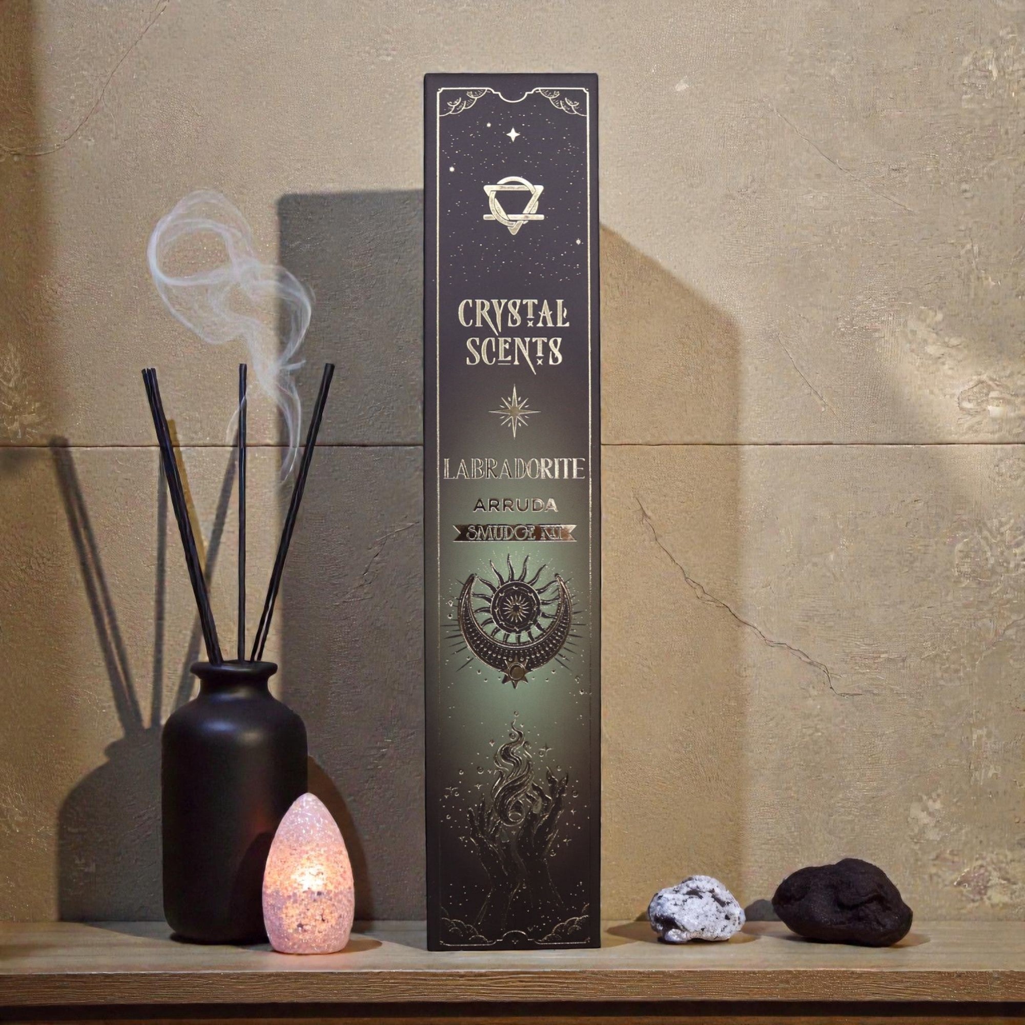 Shamtam Labradorite Crystal Scents Smudge Incense – Arruda