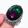 Natural Bi-Color Tourmaline 925 Sterling Silver Jewelry Ring Size 9 AR-18730