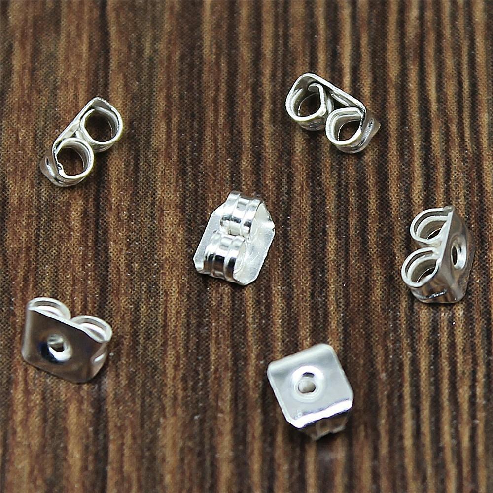 Clear Rubber Earring Backs Safety Stoppers For Stud Earrings Ear Hooks Studs