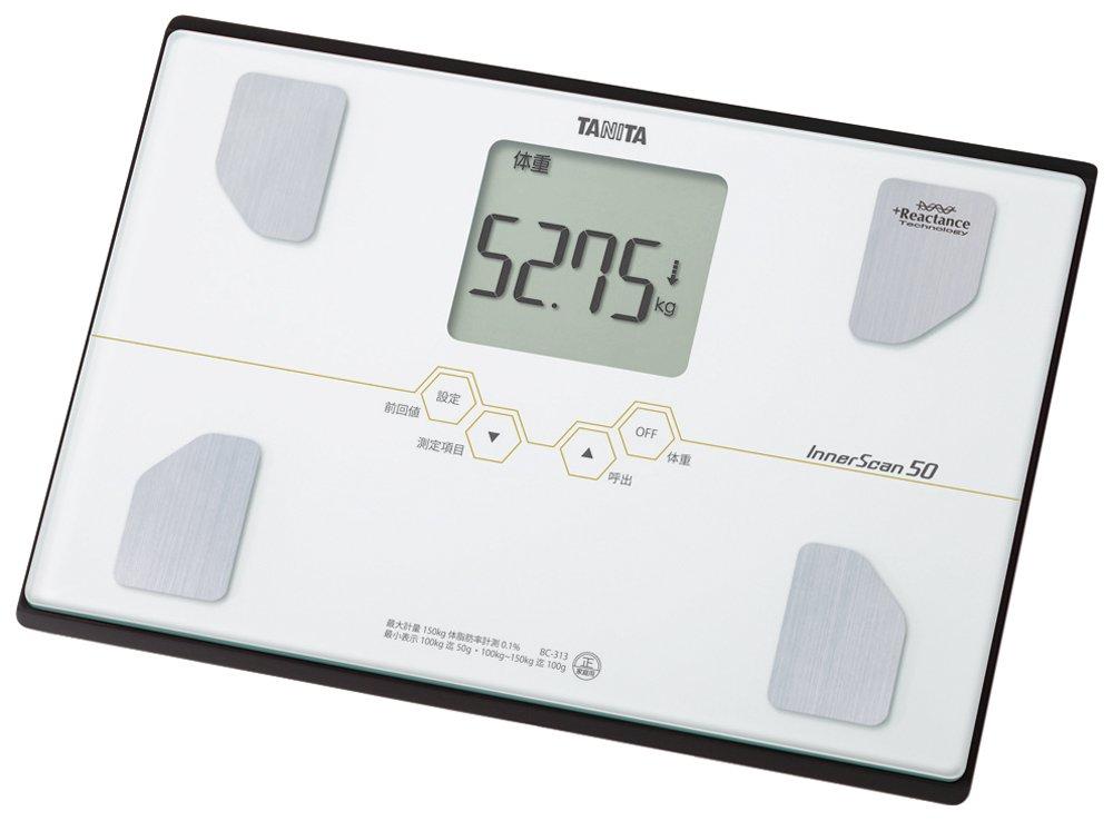 Tanita Inner Scan 50 Body Composition Monitor, Pearl White, BC-313-WH