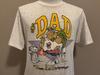 Vintage 80’s DAD Does All Dirtywork Funny Father T-shirt XL