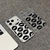 Black Sexy Lip Transparent Frosted Phone Case Suitable for iPhone 17 16 15 14 13 12 11 Pro/Max/Plus Anti Drop Back Cover