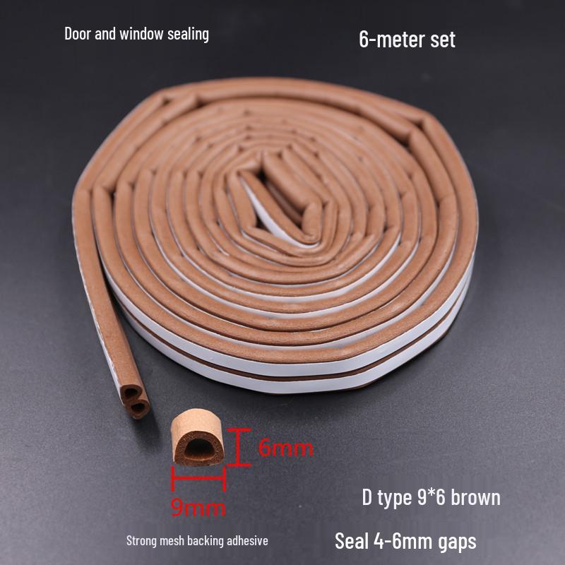 EPDM Foam Door & Window Rubber Sealing Strip for Sound Insulation and Anti-Theft
