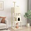 Exclusive House - Cat Tree with Sisal Scratching Posts Cream 180 Cm