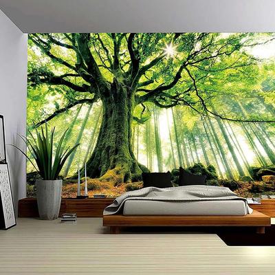 1pc Natural Forest Tree Wall Tapestry Medium and Large 3D Printed Wall Art Wall Hanging Bedroom Living Room Dormitory Decoration