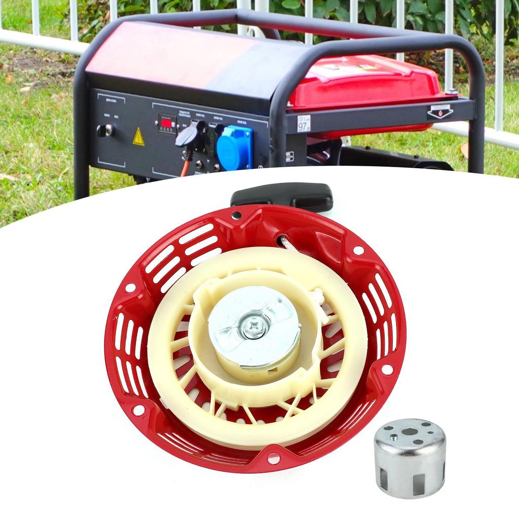 Pull Starter Gasoline Engine 2‑3KW Generator Plate with Drum 168mm Rebound Garden Supplies
