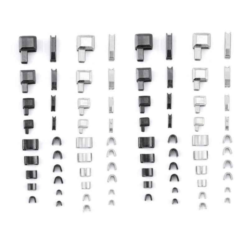 Metal Zips Repair Set Zippers Repair Tool Insertion Pin Zippers Bottom Zippers Stopper For Sewing Clothing Jackets