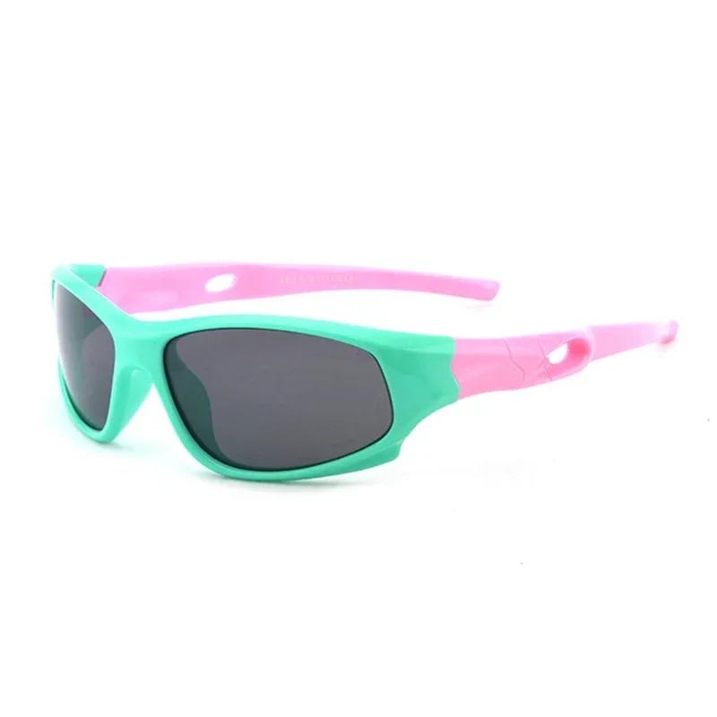 Kids Sunglasses Polarized Unbreakable Baseball Shades Outdoor Sports Goggle  for Boys Girls Child Age 3-12