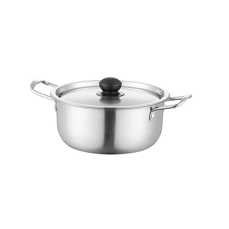 Stainless Steel Korean Style Ramen Pot with Lid
