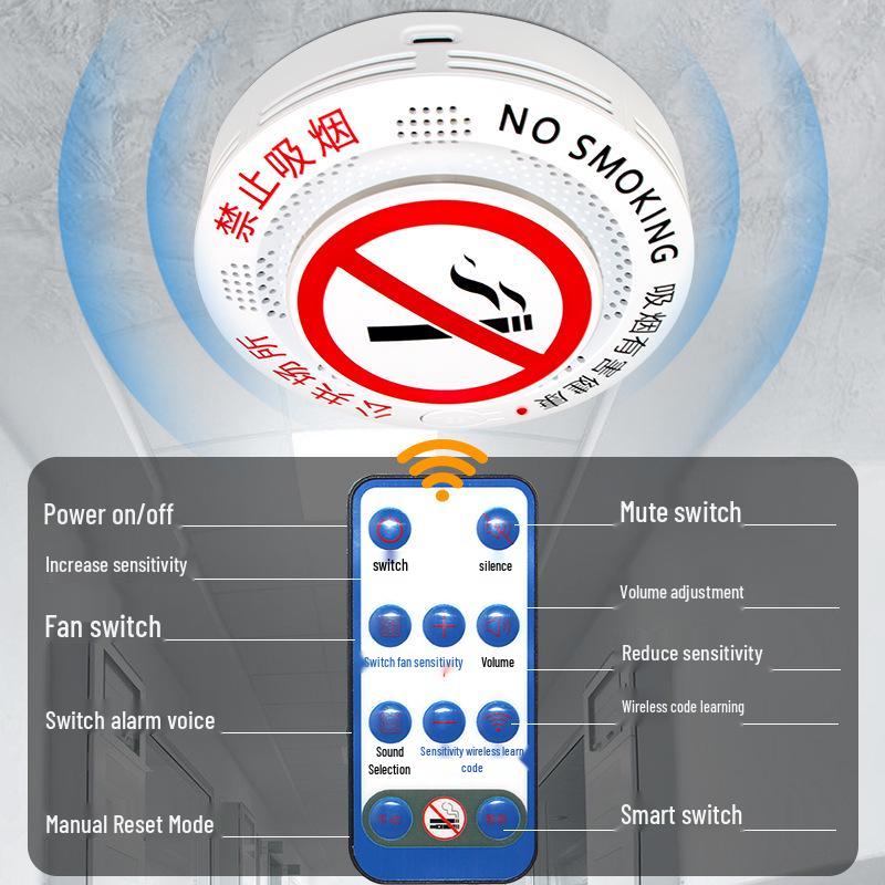 High Sensitivity Intelligent Smoke Detector for School Toilets