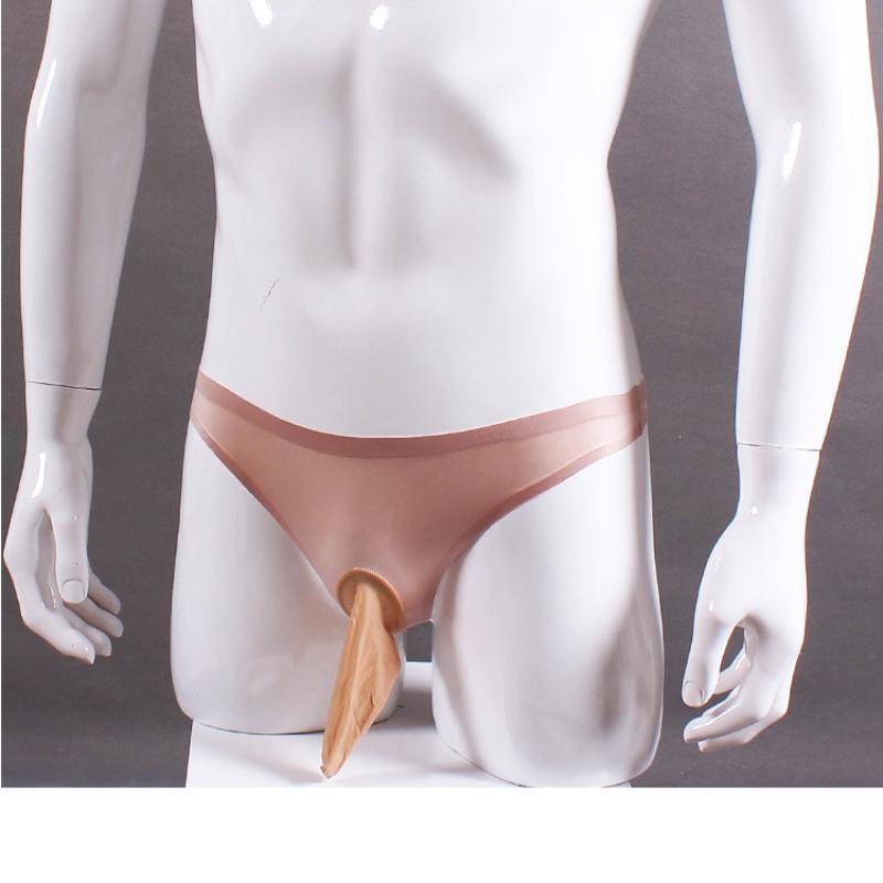 Underwear Men Ice Silk Ultra Thin Briefs Erotic Panties Sexy See-Through Bikini Underpants Pouch Sheath Thongs And G Strings
